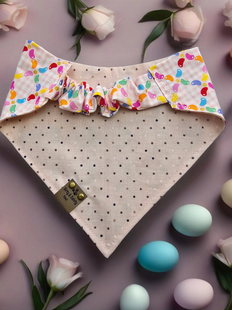 Reversible Scrunchie Dog Bandana