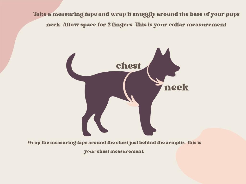 Sunset Plaid Dog Collar