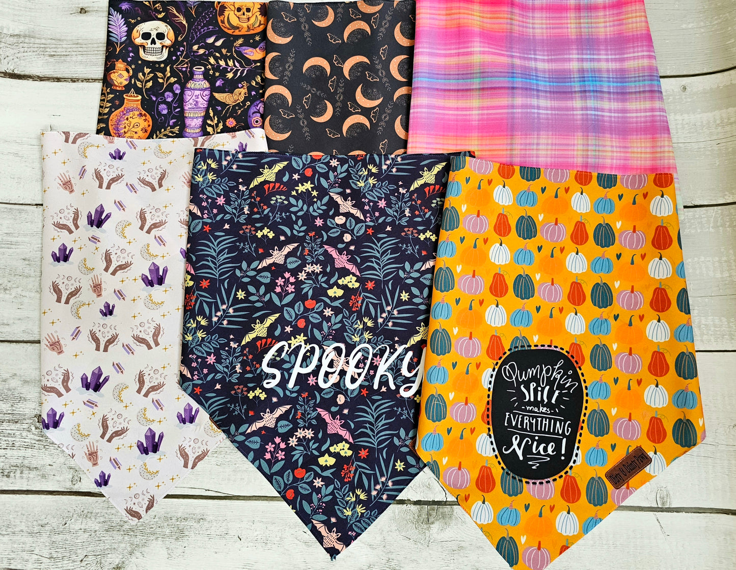 Skulls and Potions Dog Bandana