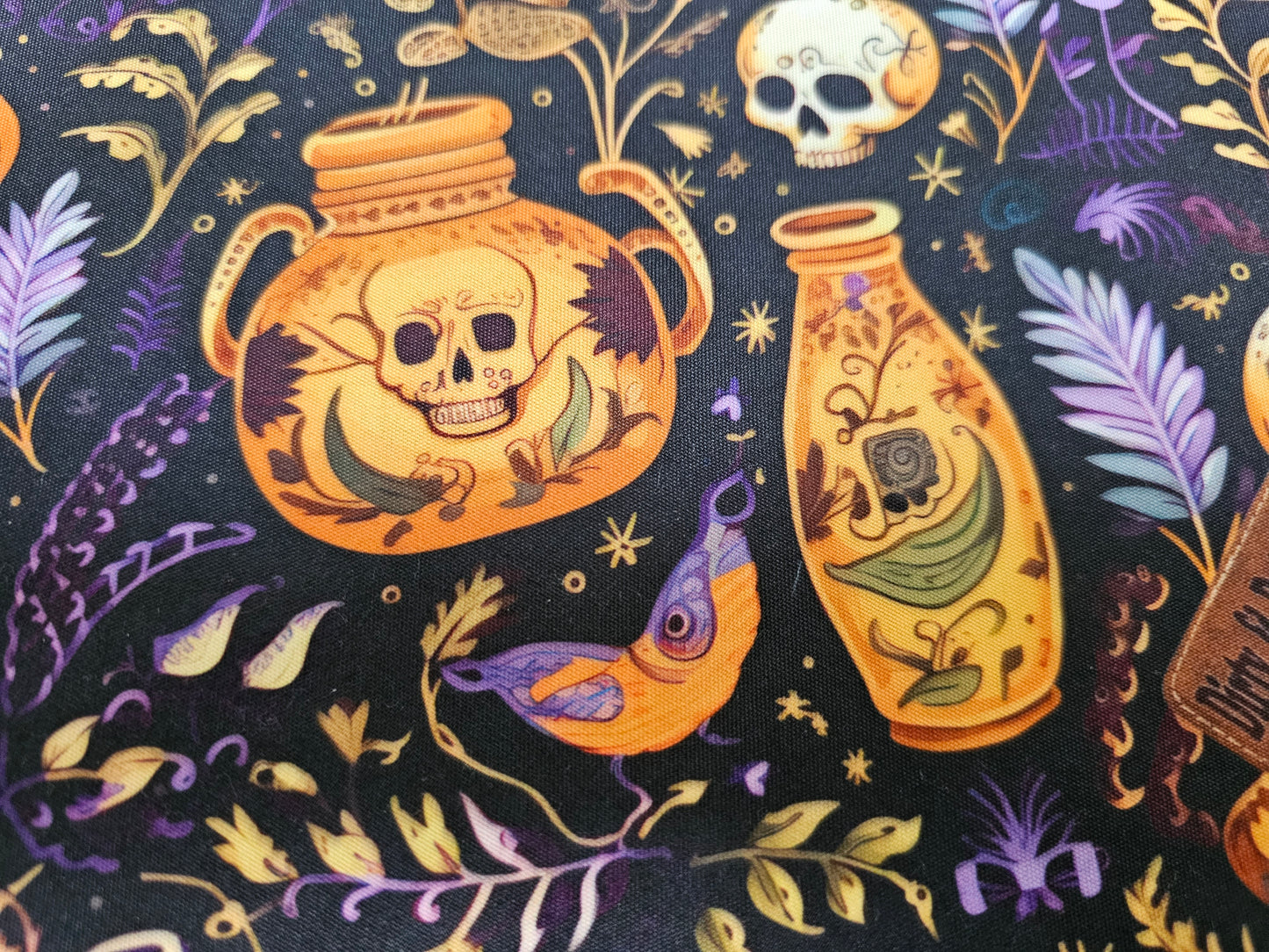Skulls and Potions Dog Bandana