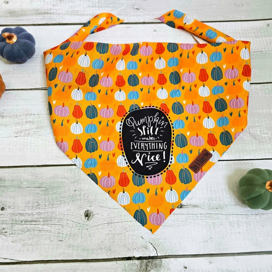 Pumpkin Spice and Everything Nice Dog Bandana