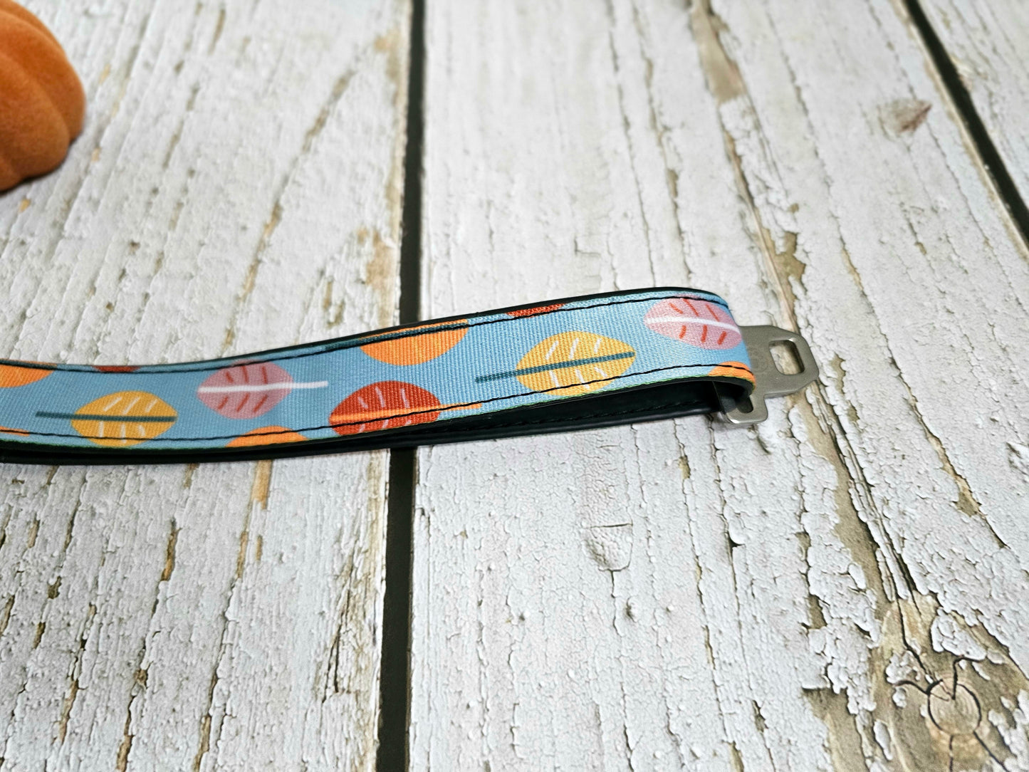 Boho Fall Leaves Dog Collar | Waterproof, NO Stink, Eco-Friendly
