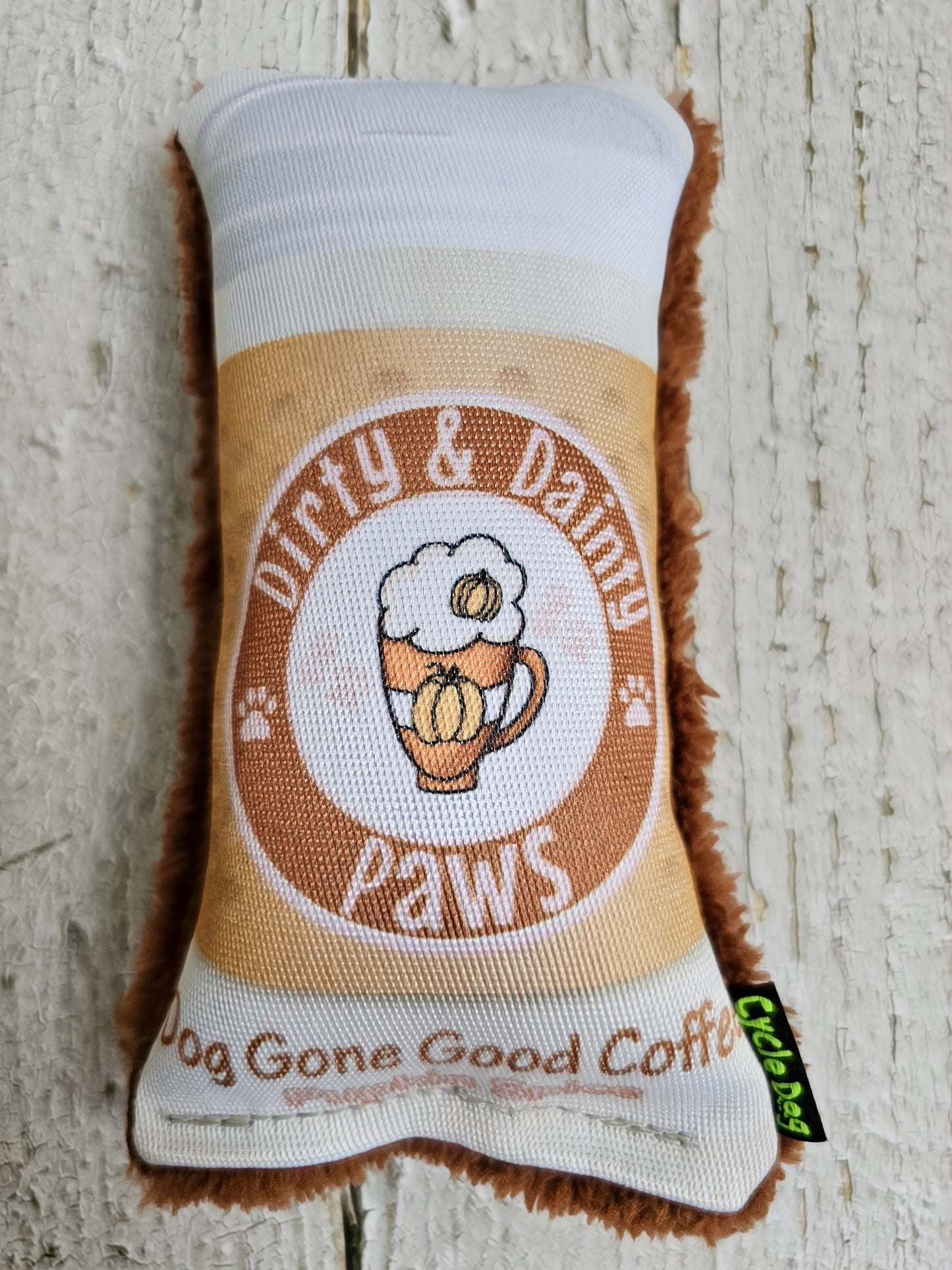Pupkin Spice Eco-friendly recycled filling dog toy