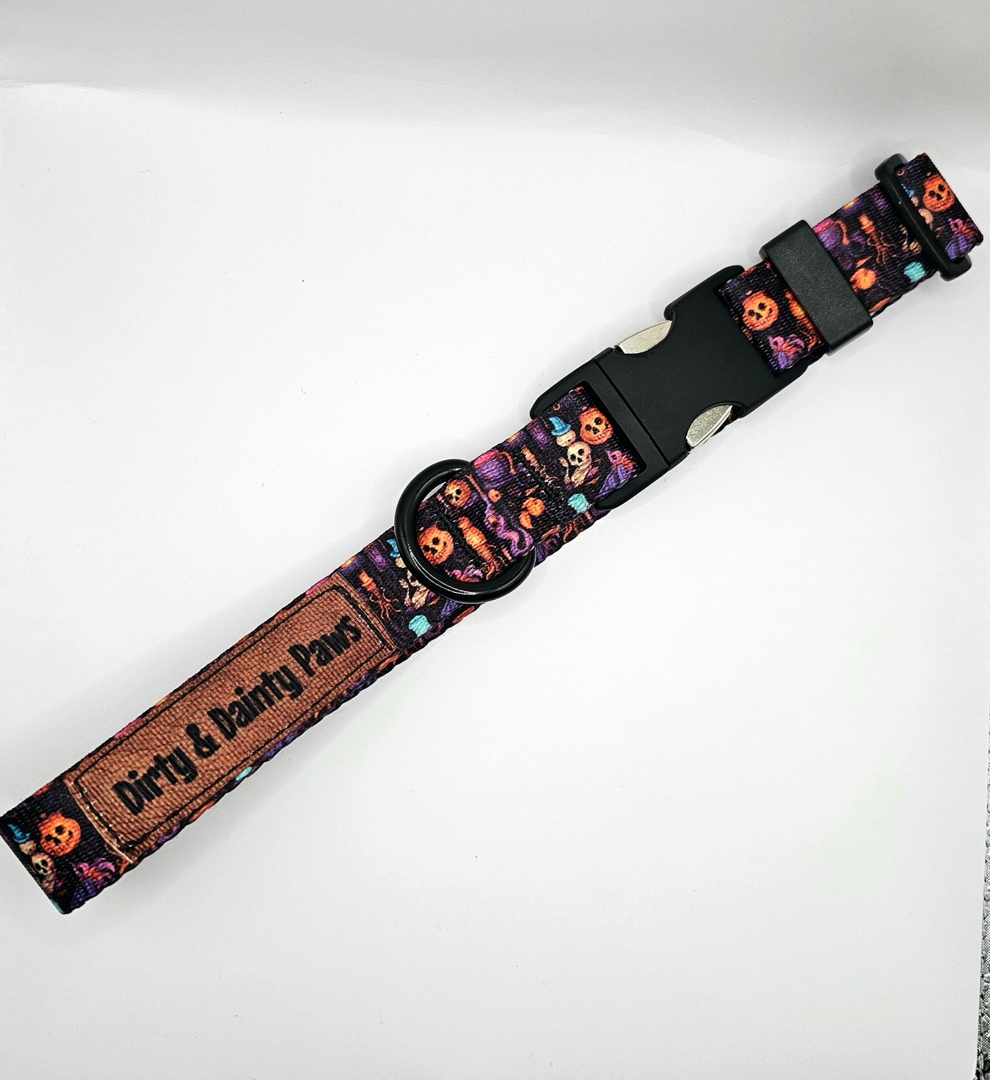 Spooky Jack-O-lantern Dog Collar
