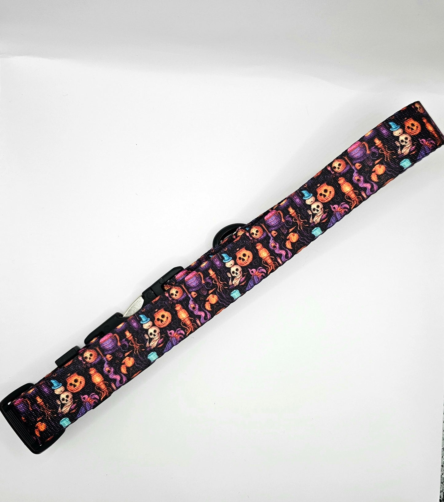 Spooky Jack-O-lantern Dog Collar