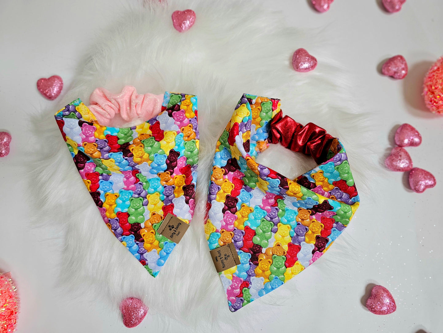 Gummy Bears Scrunchie Dog Bandana