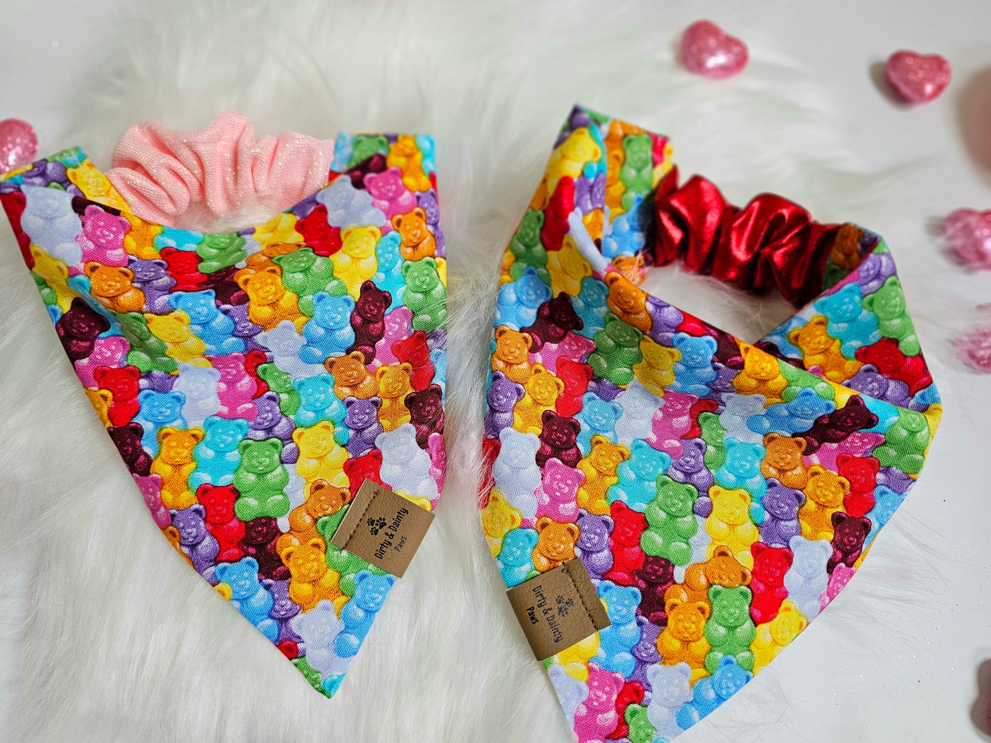 Gummy Bears Scrunchie Dog Bandana