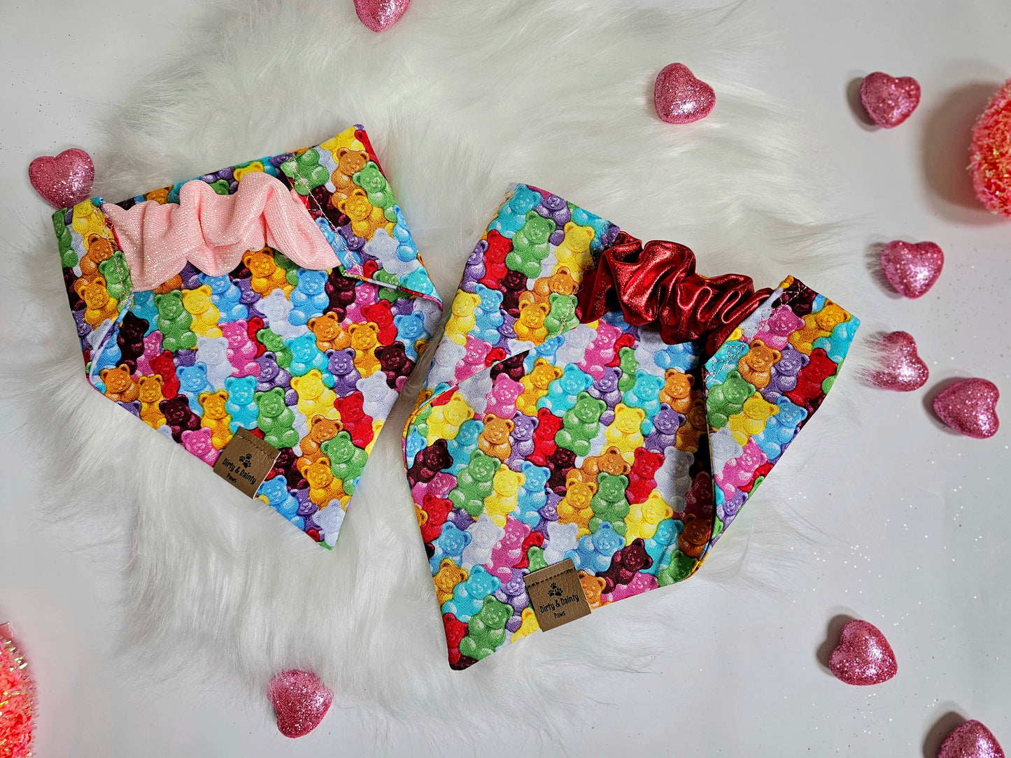 Gummy Bears Scrunchie Dog Bandana