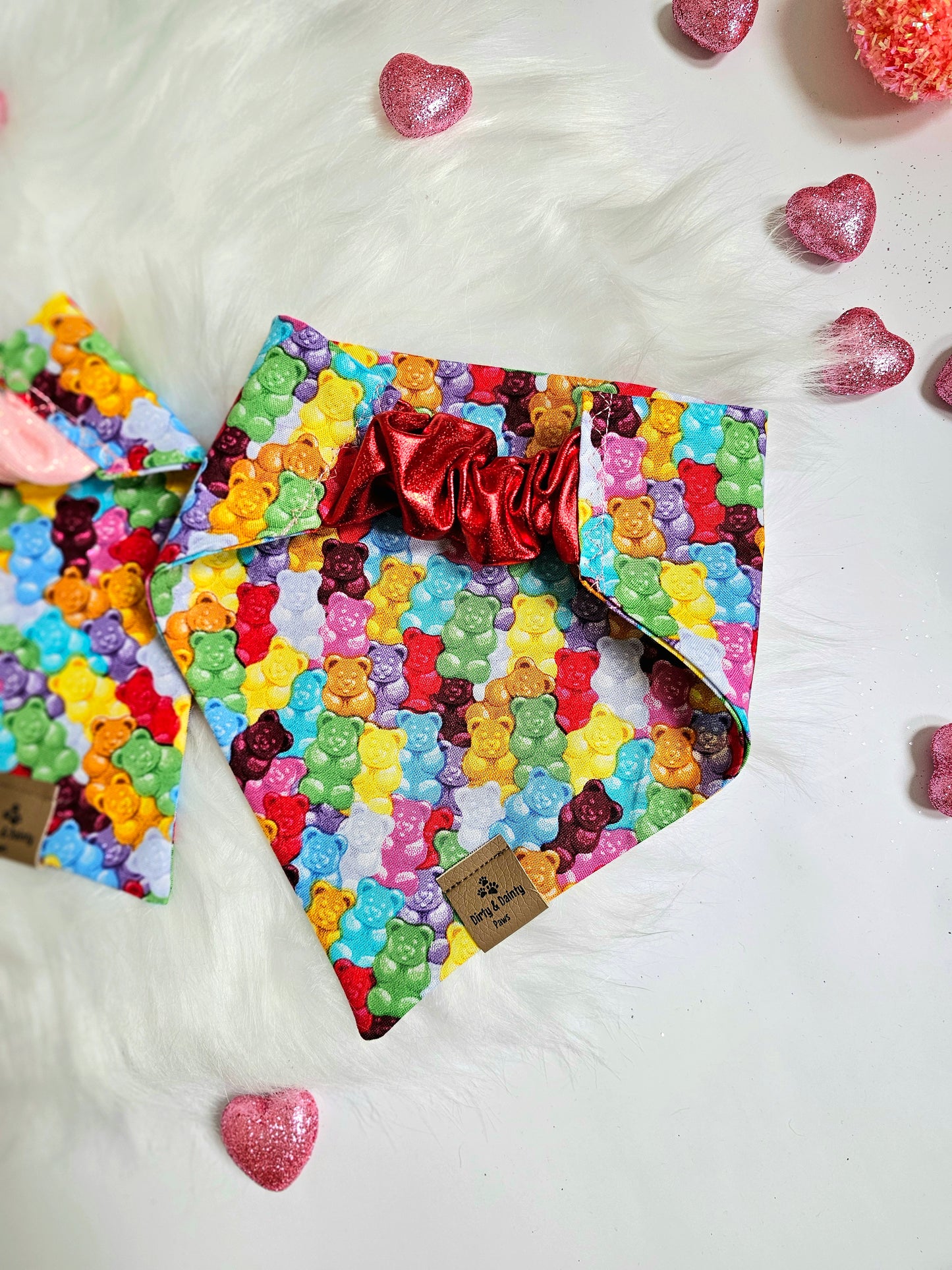 Gummy Bears Scrunchie Dog Bandana