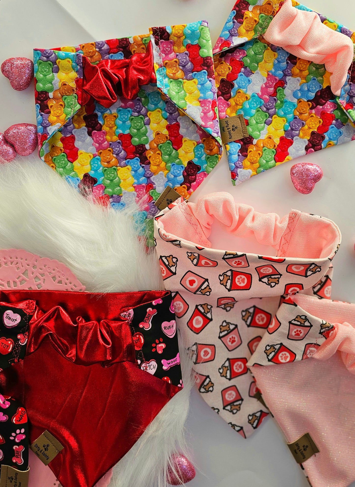 Gummy Bears Scrunchie Dog Bandana
