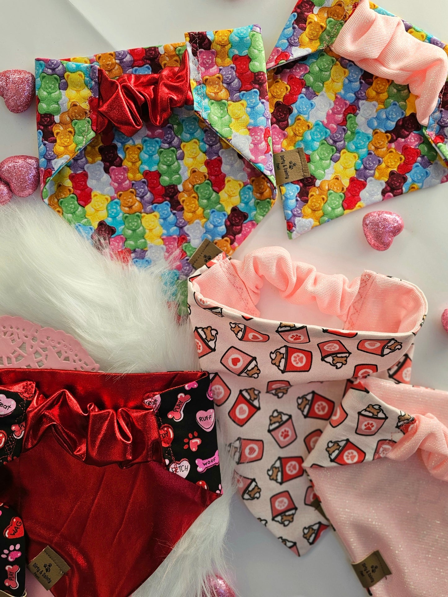 Gummy Bears Scrunchie Dog Bandana