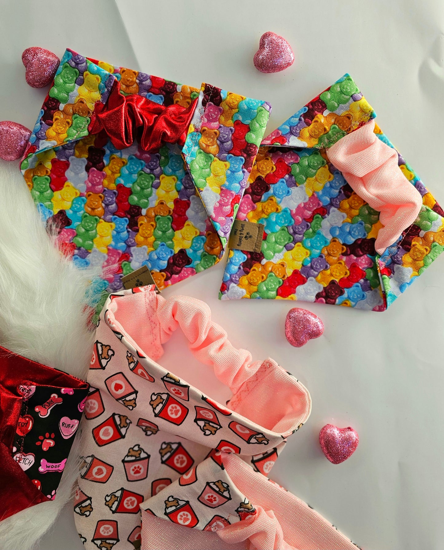 Gummy Bears Scrunchie Dog Bandana
