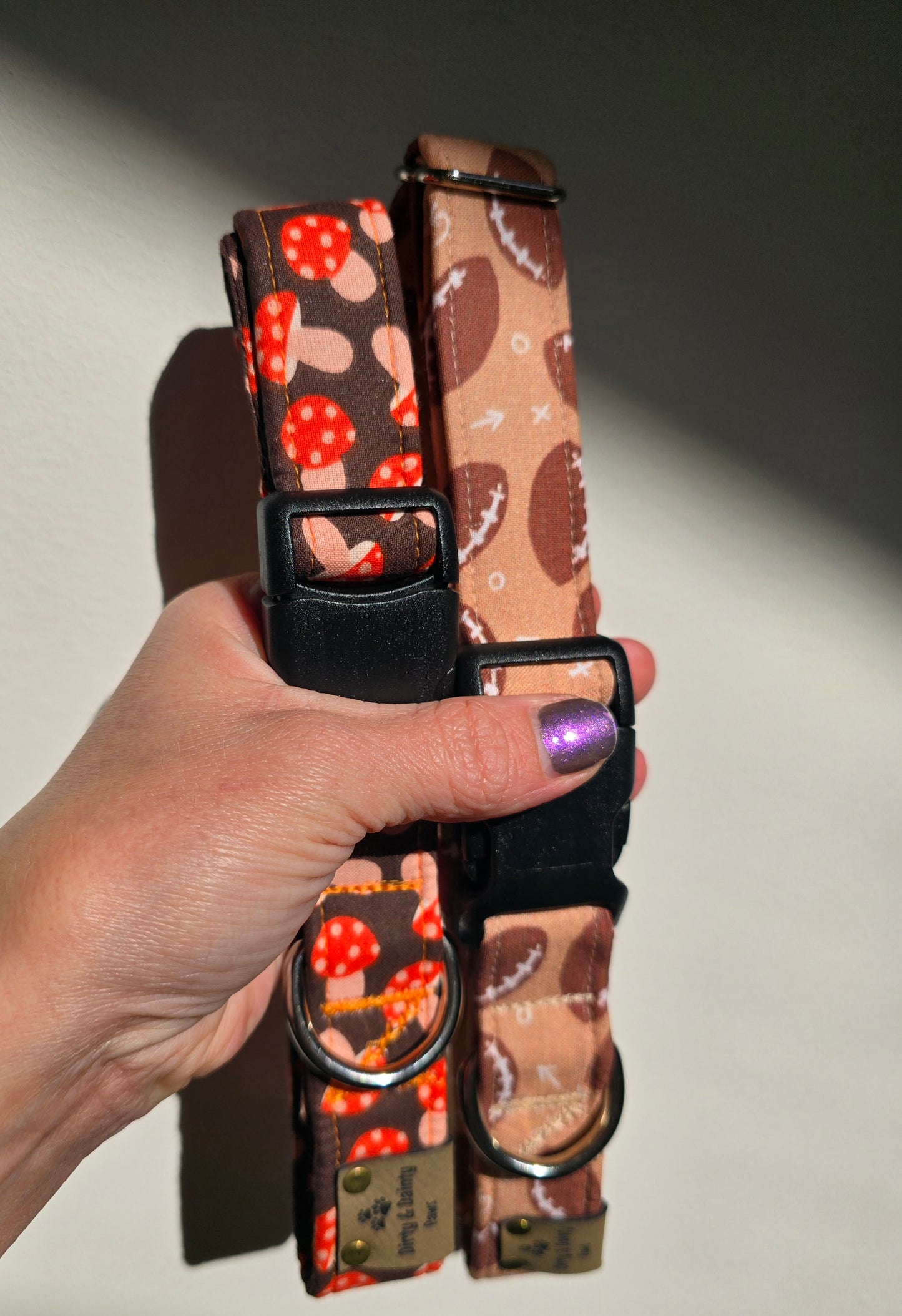 Whimsical Mushroom Dog Collar | Nature-Inspired Pet Accessories by Dirty & Dainty Paws