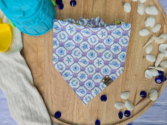 Coastal Cowgirl | Cheese Lover Cozy Cotton Reversible Scrunchie Dog Bandana