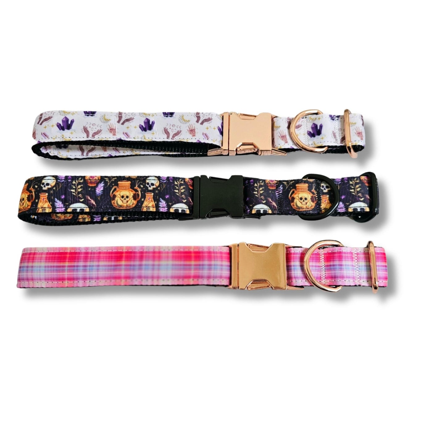 Sunset Plaid Dog Collar
