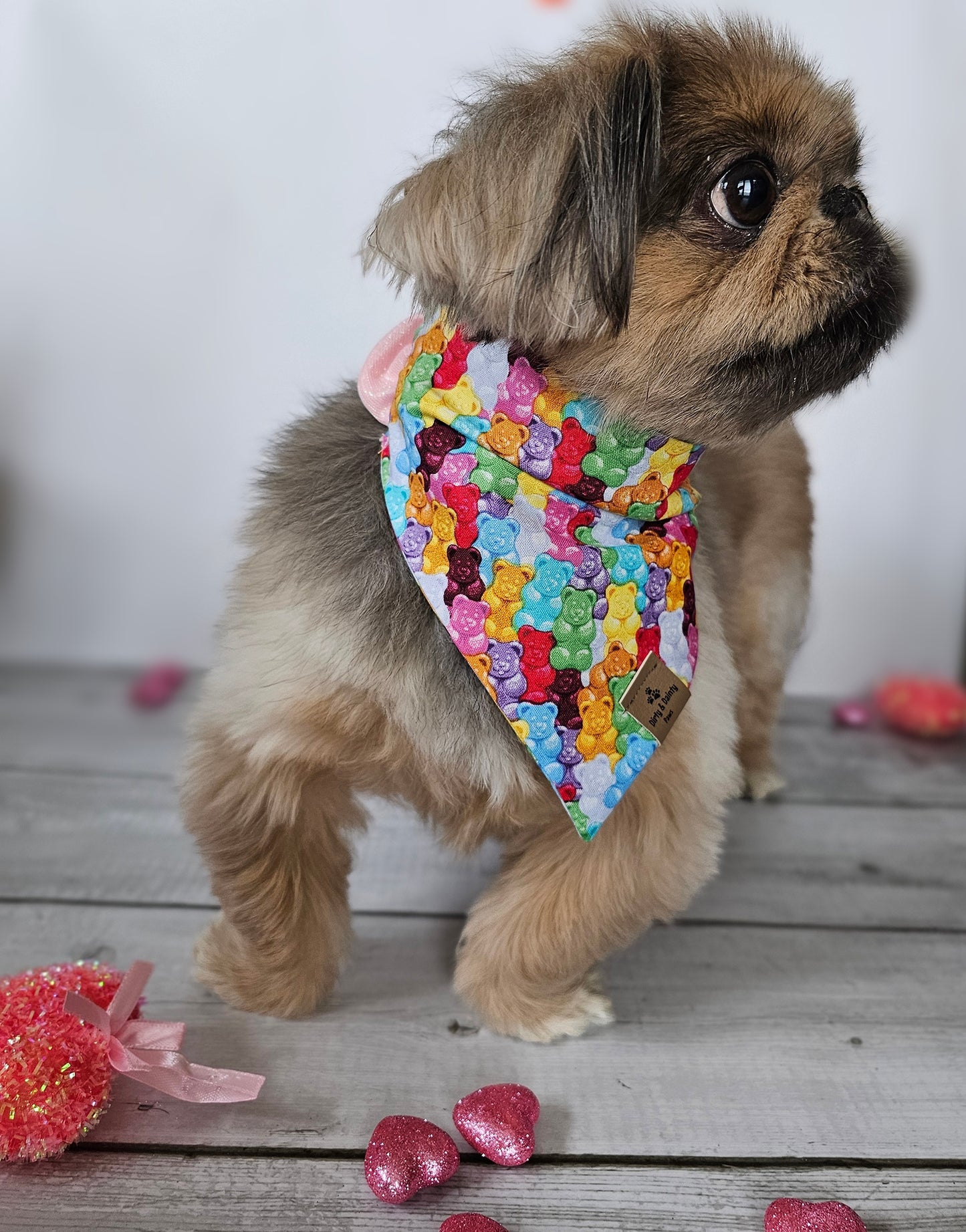 Gummy Bears Scrunchie Dog Bandana