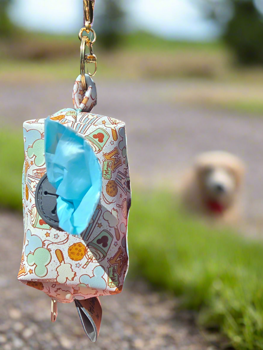 Park Days Faux Leather Poop Bag Holder