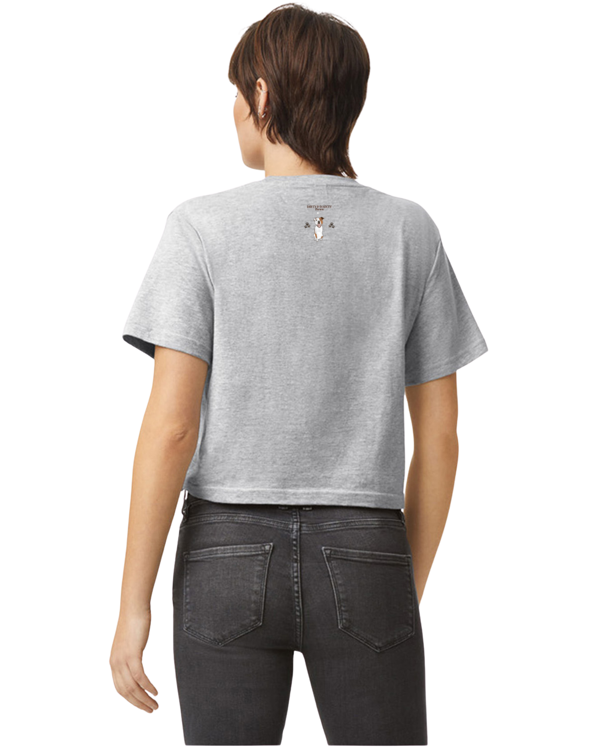 Romantasy, Dogs and Chill Boxy Tshirt Heather Grey
