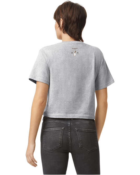 Romantasy, Dogs and Chill Boxy Tshirt Heather Grey