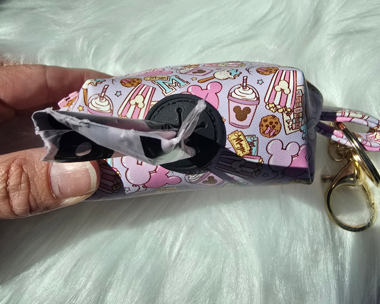 Park Days Faux Leather Poop Bag Holder