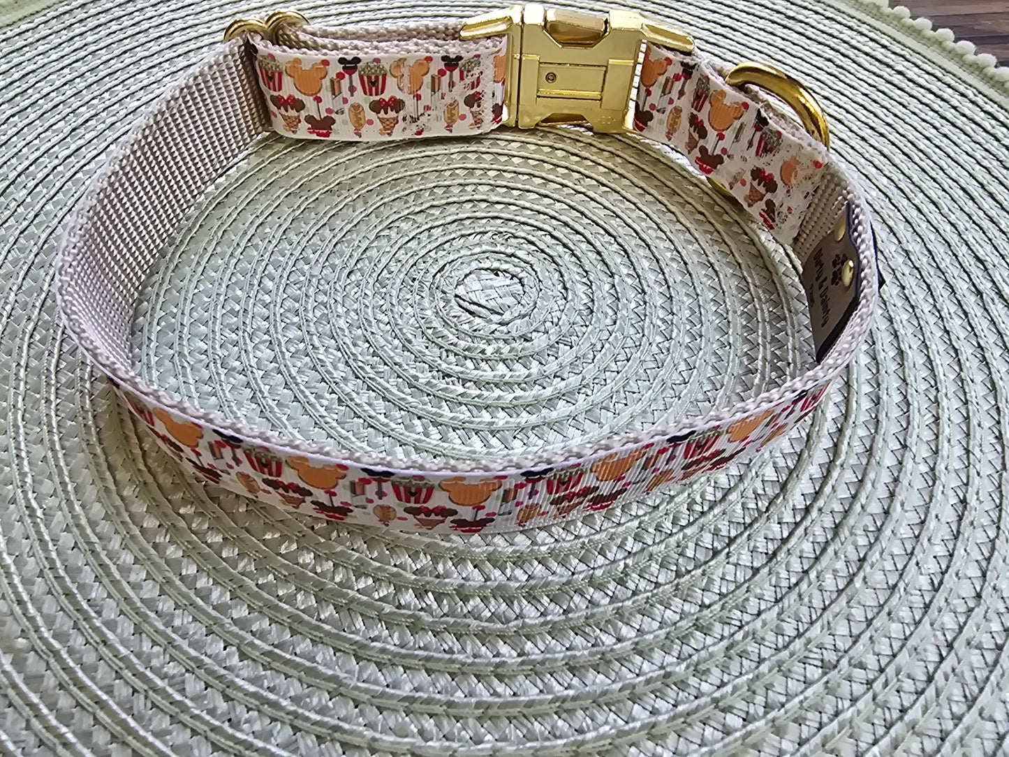 Magical Treats Nylon Dog Collar – Gold Hardware | Dirty & Dainty Paws