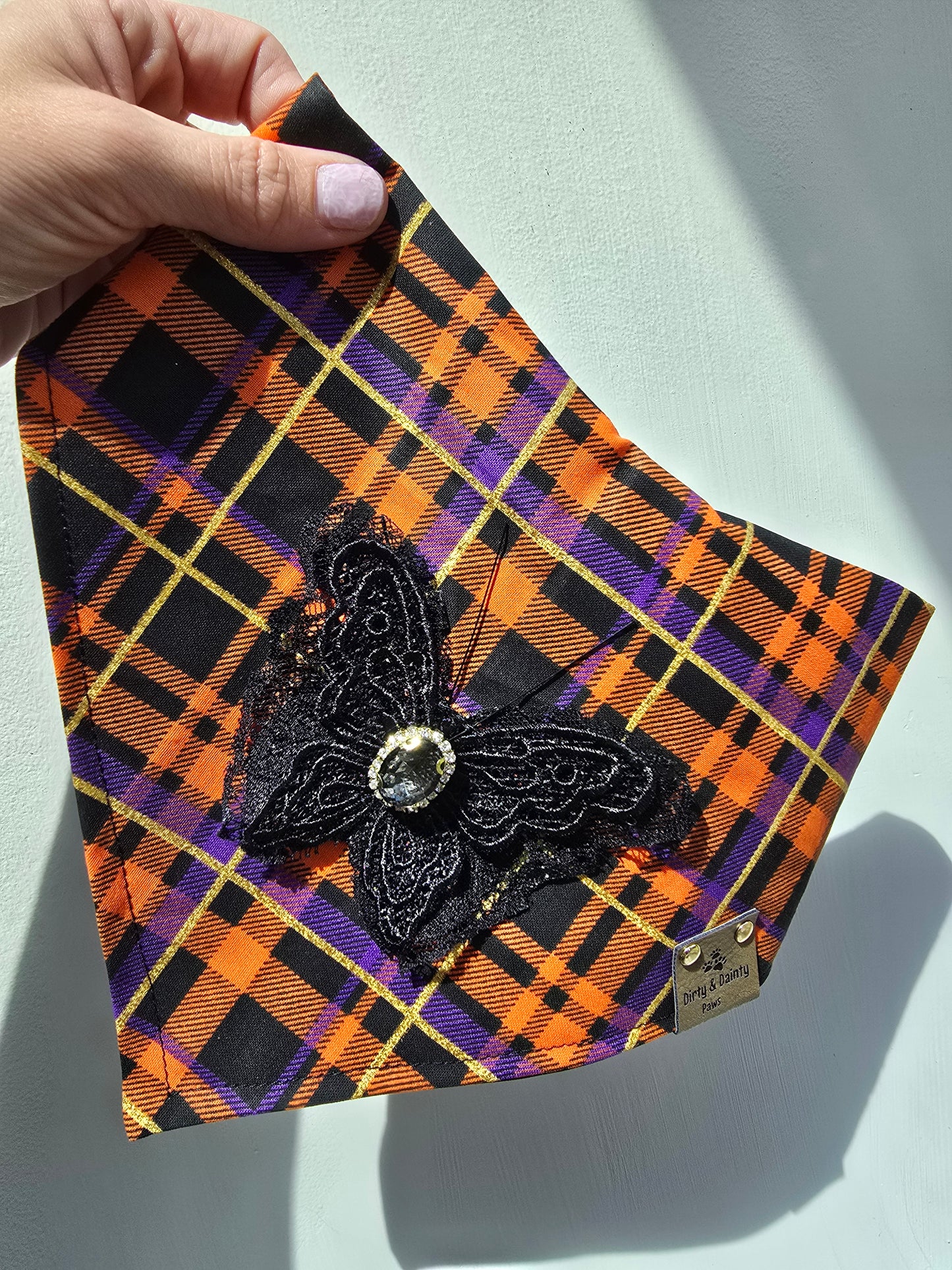 Gothic butterfly/Black sparkles