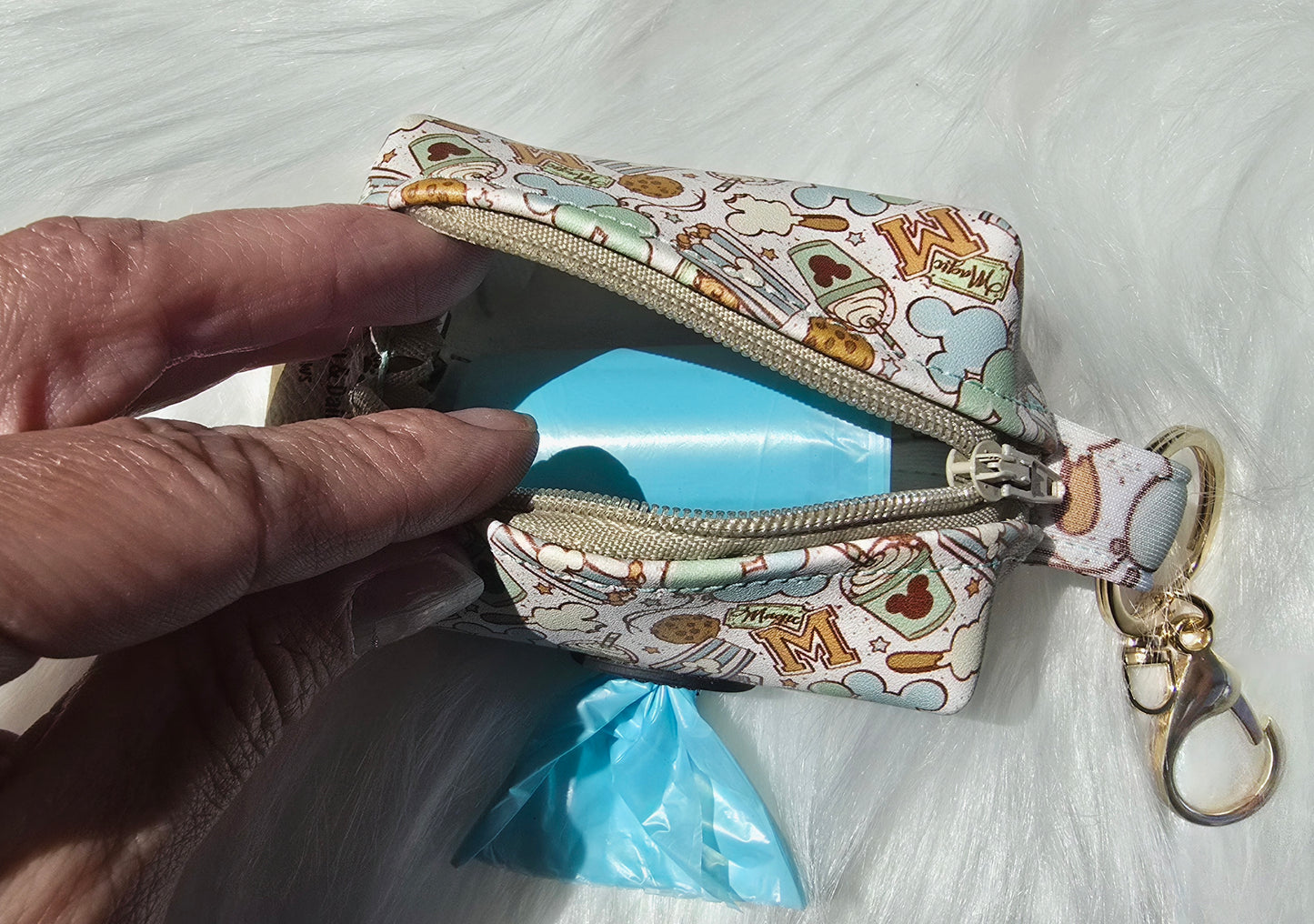 Park Days Faux Leather Poop Bag Holder