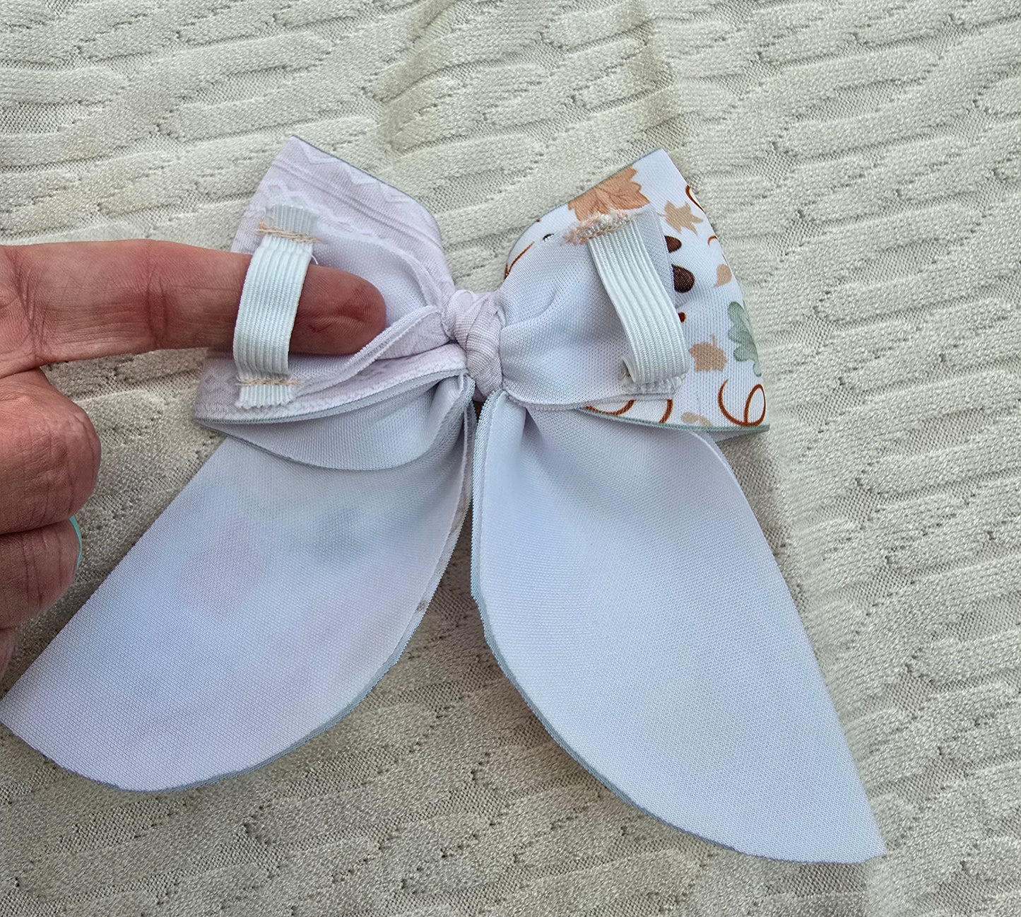 Mini neoprene sailor bows