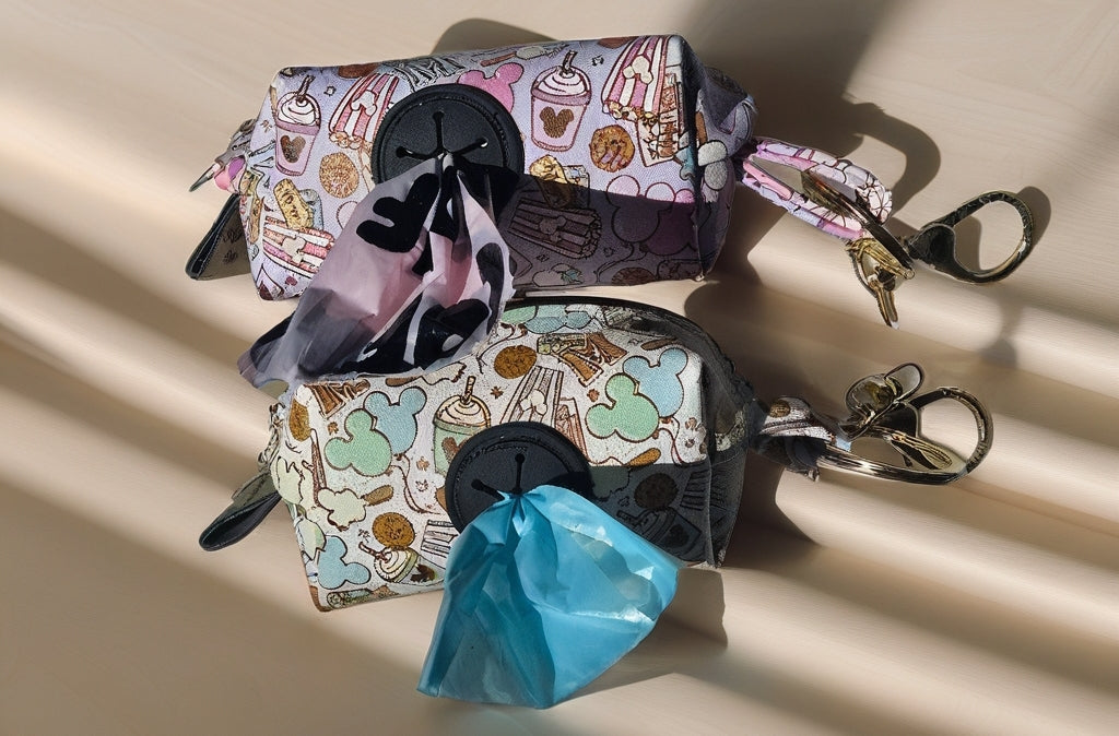 Park Days Faux Leather Poop Bag Holder