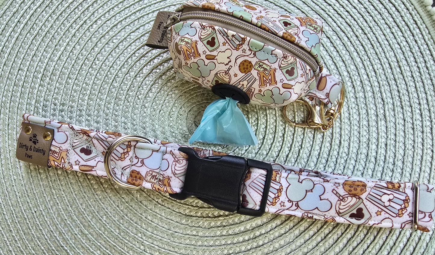 Magical Treats Neoprene Dog Collar Blue And Green – Waterproof, Adjustable, Comfortable & Durable