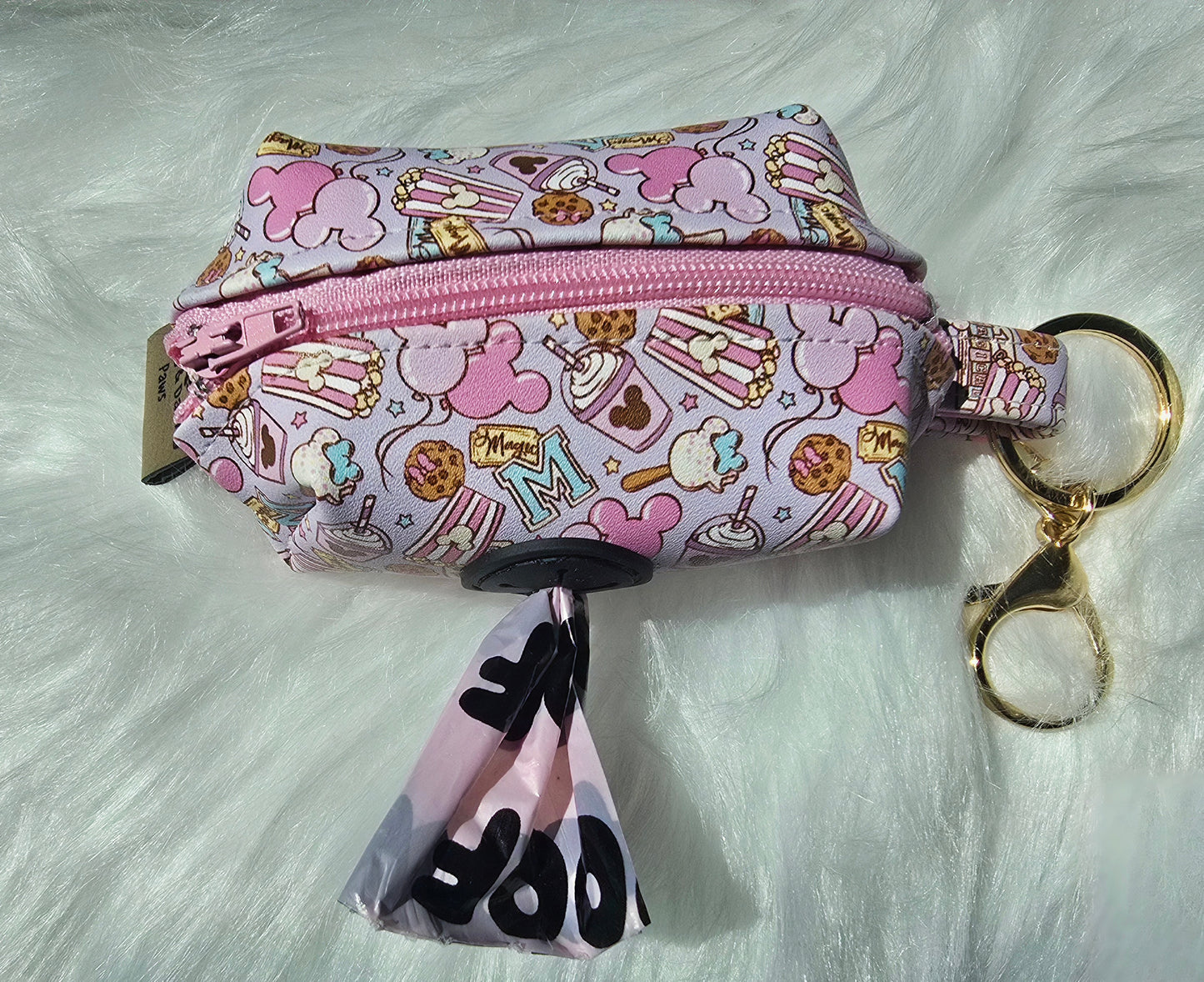 Park Days Faux Leather Poop Bag Holder
