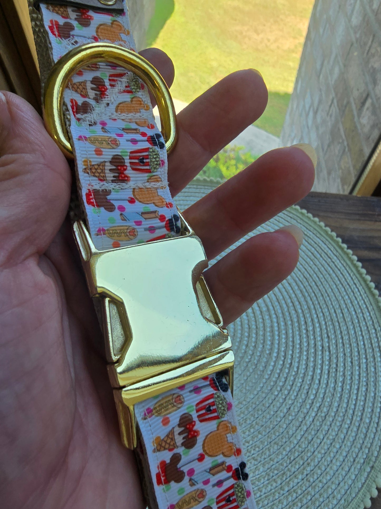Magical Treats Nylon Dog Collar – Gold Hardware | Dirty & Dainty Paws