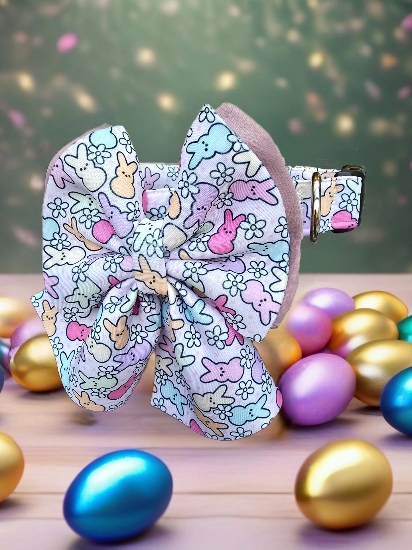 Peeps Neoprene Sailor Bow| Slip onto Collar