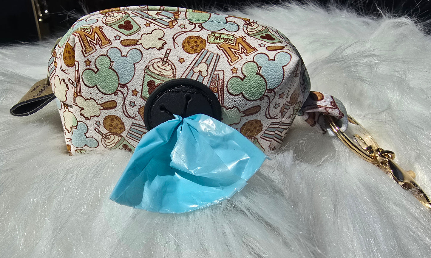 Park Days Faux Leather Poop Bag Holder