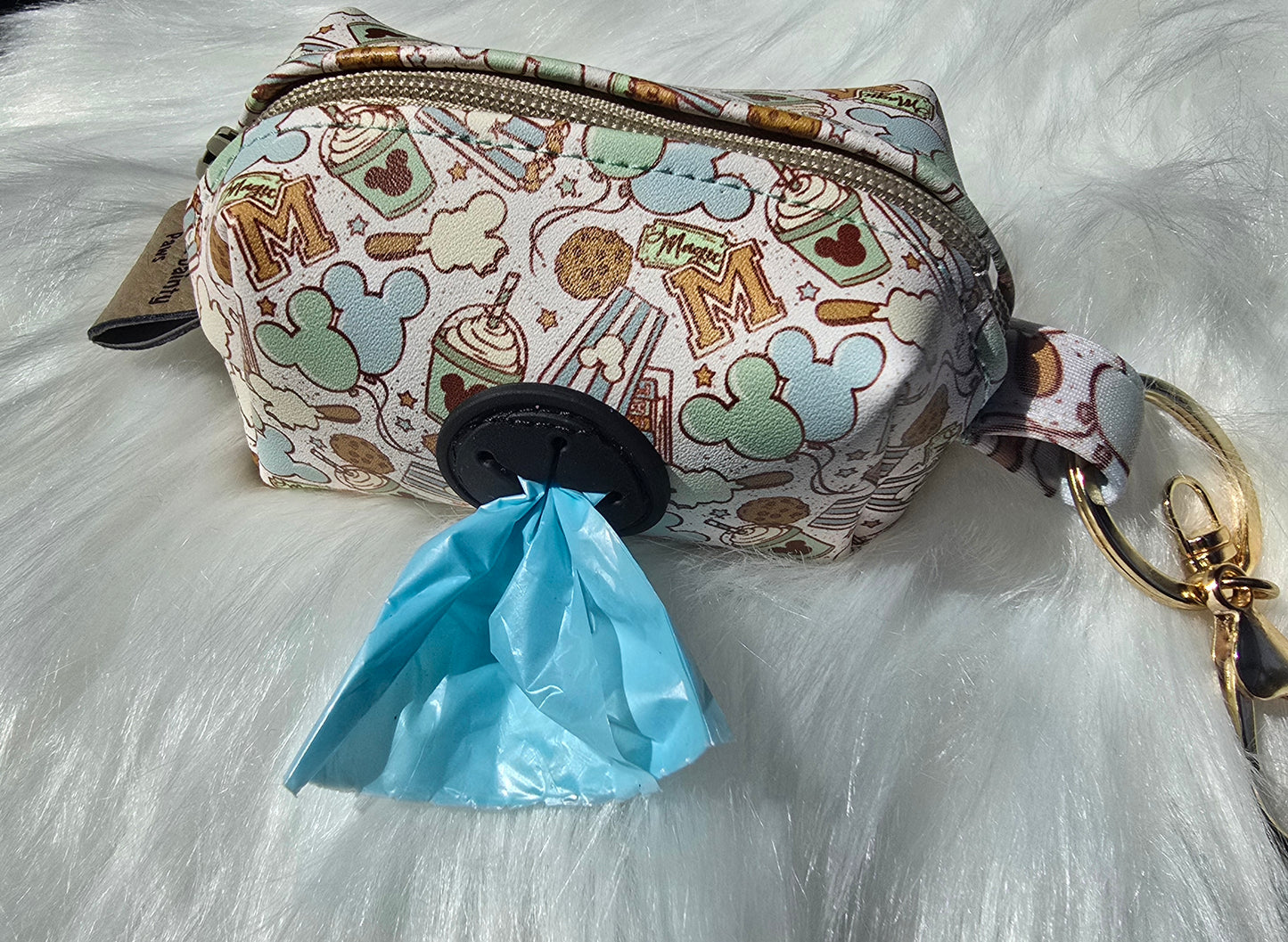 Park Days Faux Leather Poop Bag Holder