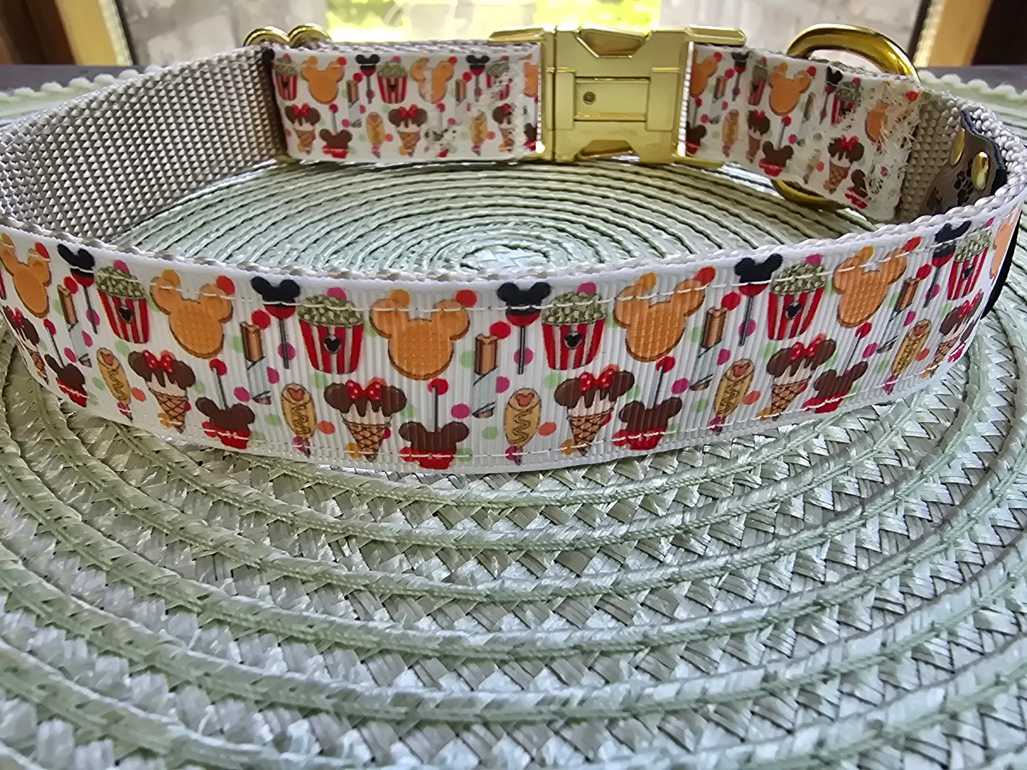 Magical Treats Nylon Dog Collar – Gold Hardware | Dirty & Dainty Paws