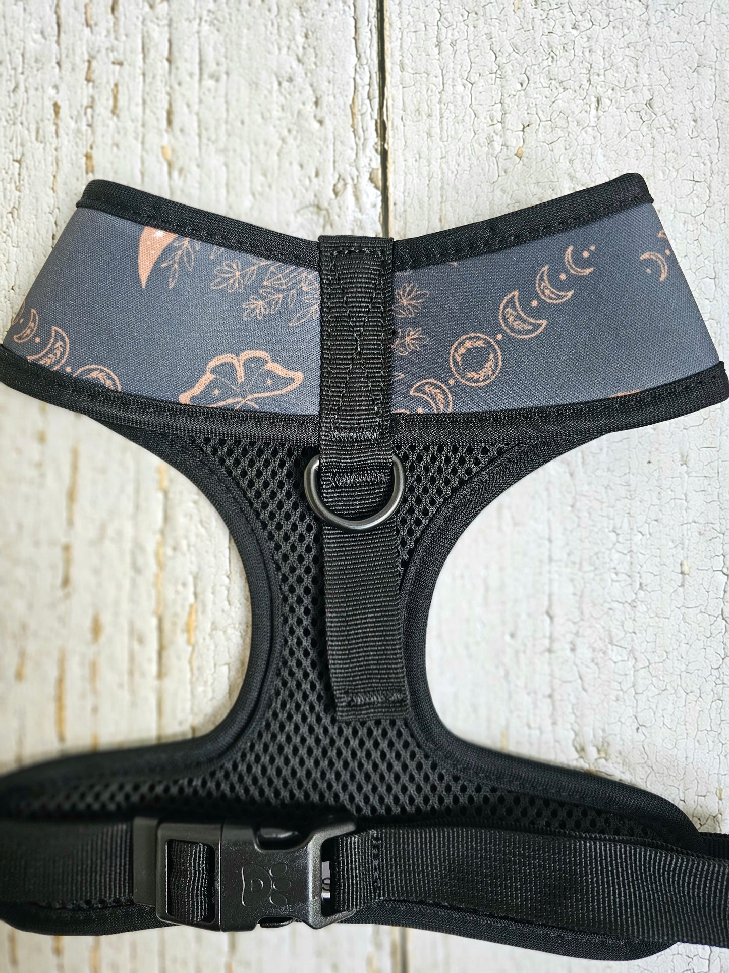 Moons and Moths Lunar Boho Nights Chest Harness | Comfortable, Durable & Machine Washable