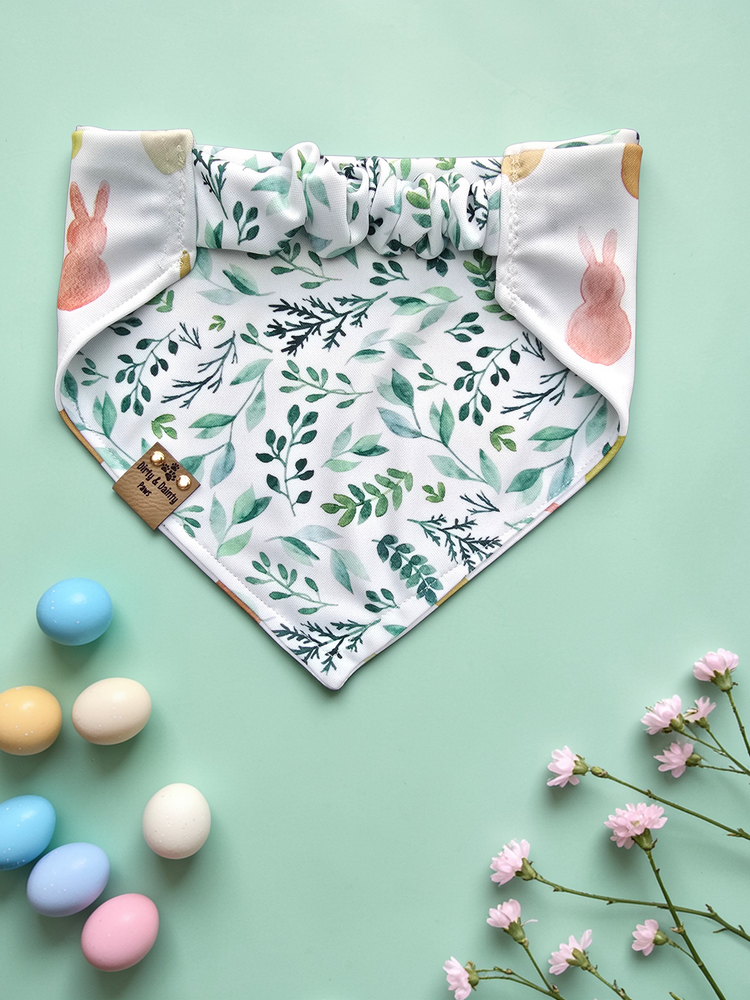 Reversible Scrunchie Dog Bandana