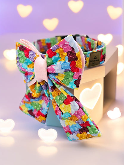 Gummy Bear Sailor Bow with Pink Shimmer