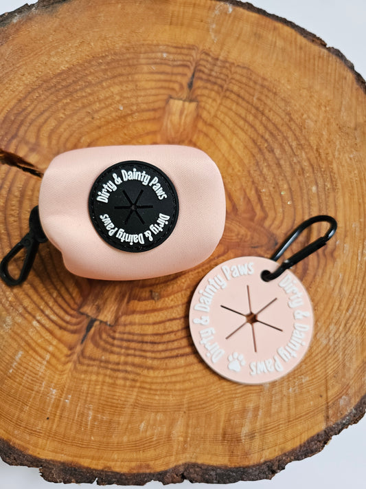 Dog Poop Bag Holder Pouch & Poop Loop Bundle
