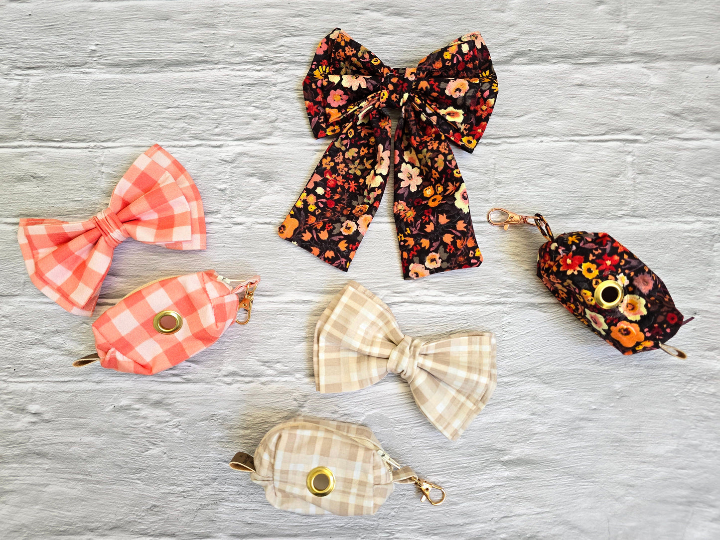 Fall and Halloween Matching Bow Ties