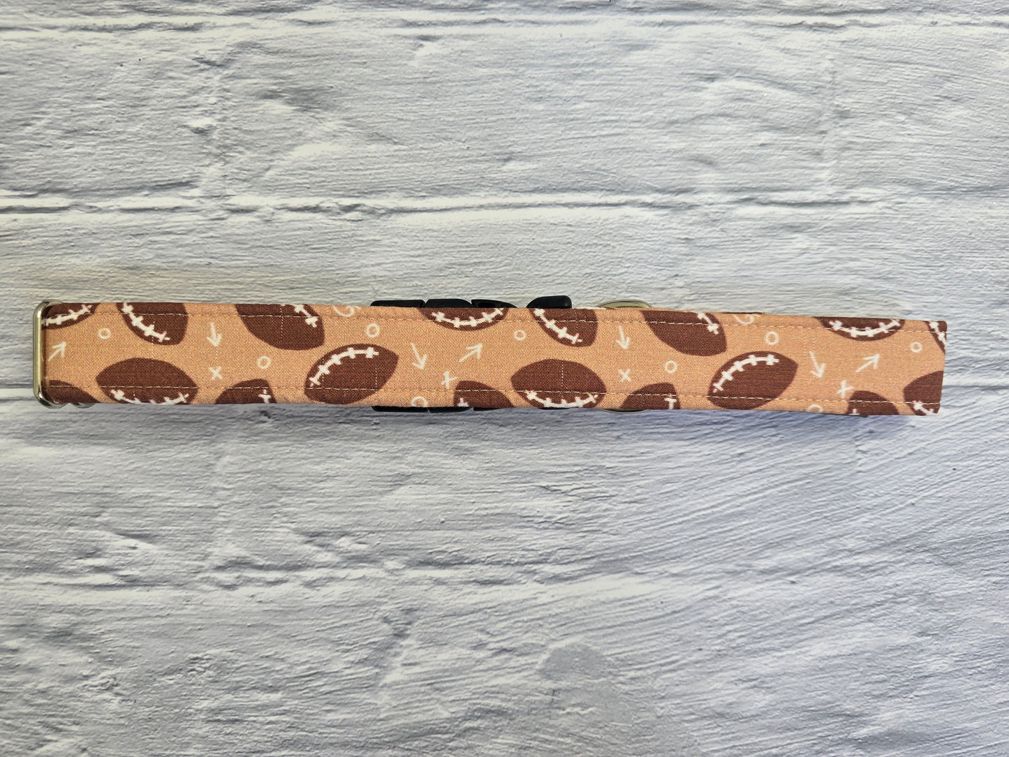 PRE-ORDER Fall Football Dog Collar | Seasonal Sports-Themed Pet Accessories by Dirty & Dainty Paws