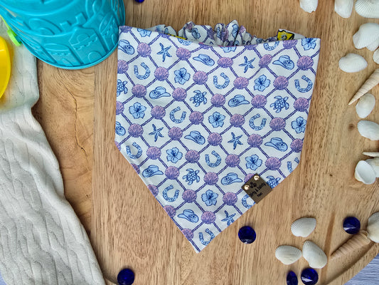 Coastal Cowgirl | Cheese Lover Cozy Cotton Reversible Scrunchie Dog Bandana