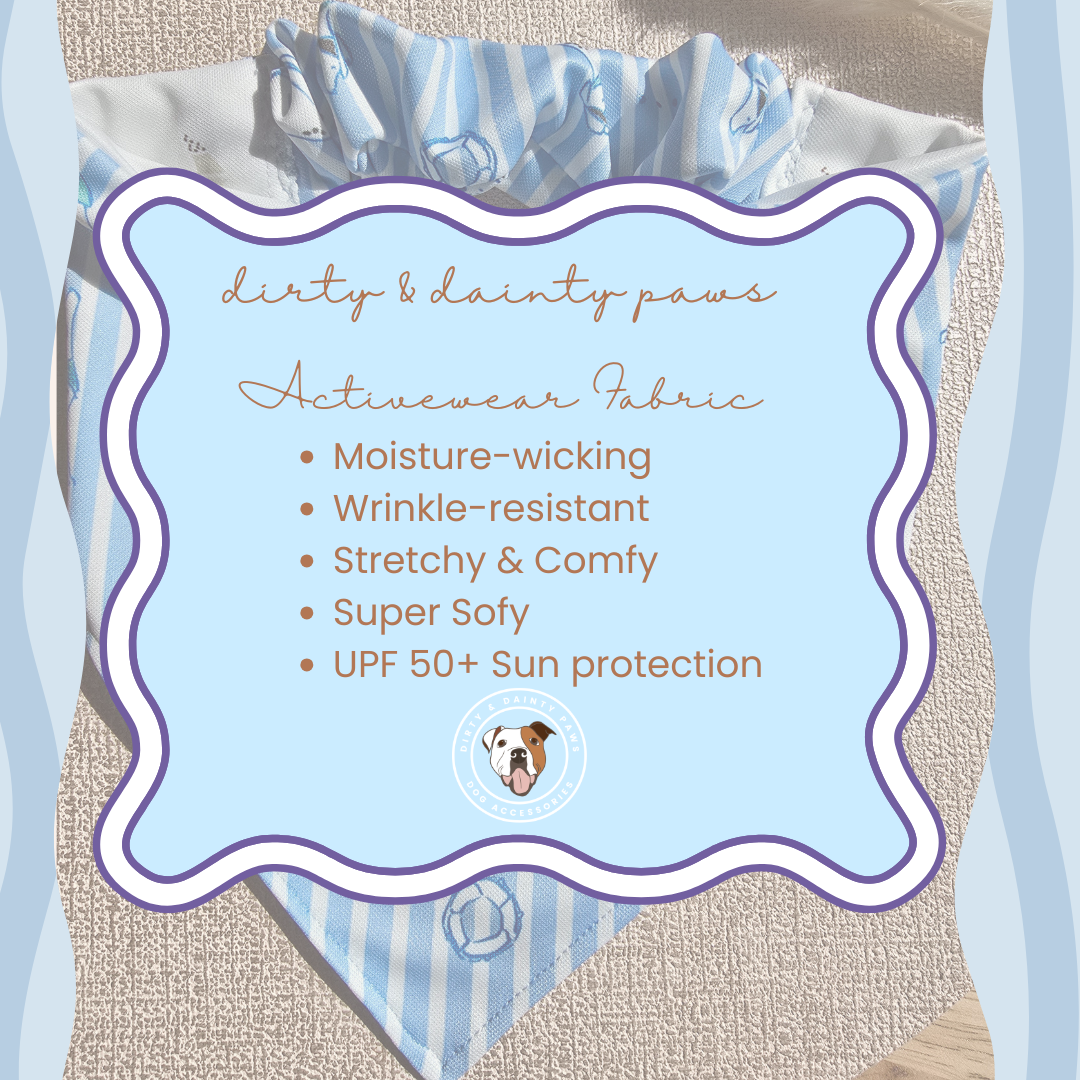 Pup Scouts Camping | Bonce Ice Cream Sandwhich  Activewear Reversible Scrunchie Dog Bandanas