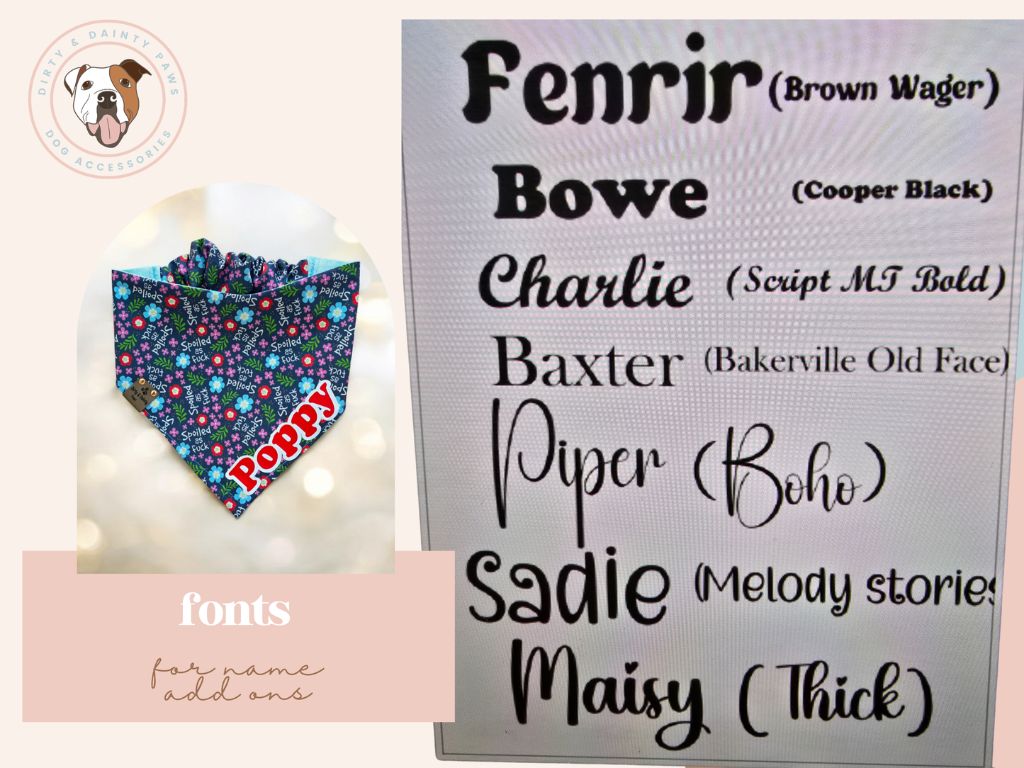 Watercolor Camping| Gingham ZoomieProof™ Reversible Scrunchie Dog Bandana