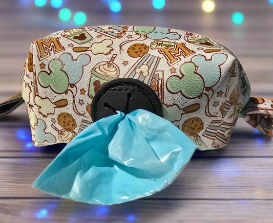 Park Days Faux Leather Poop Bag Holder
