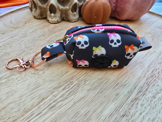Fall +Spooky Neoprene Waste Bag Holder