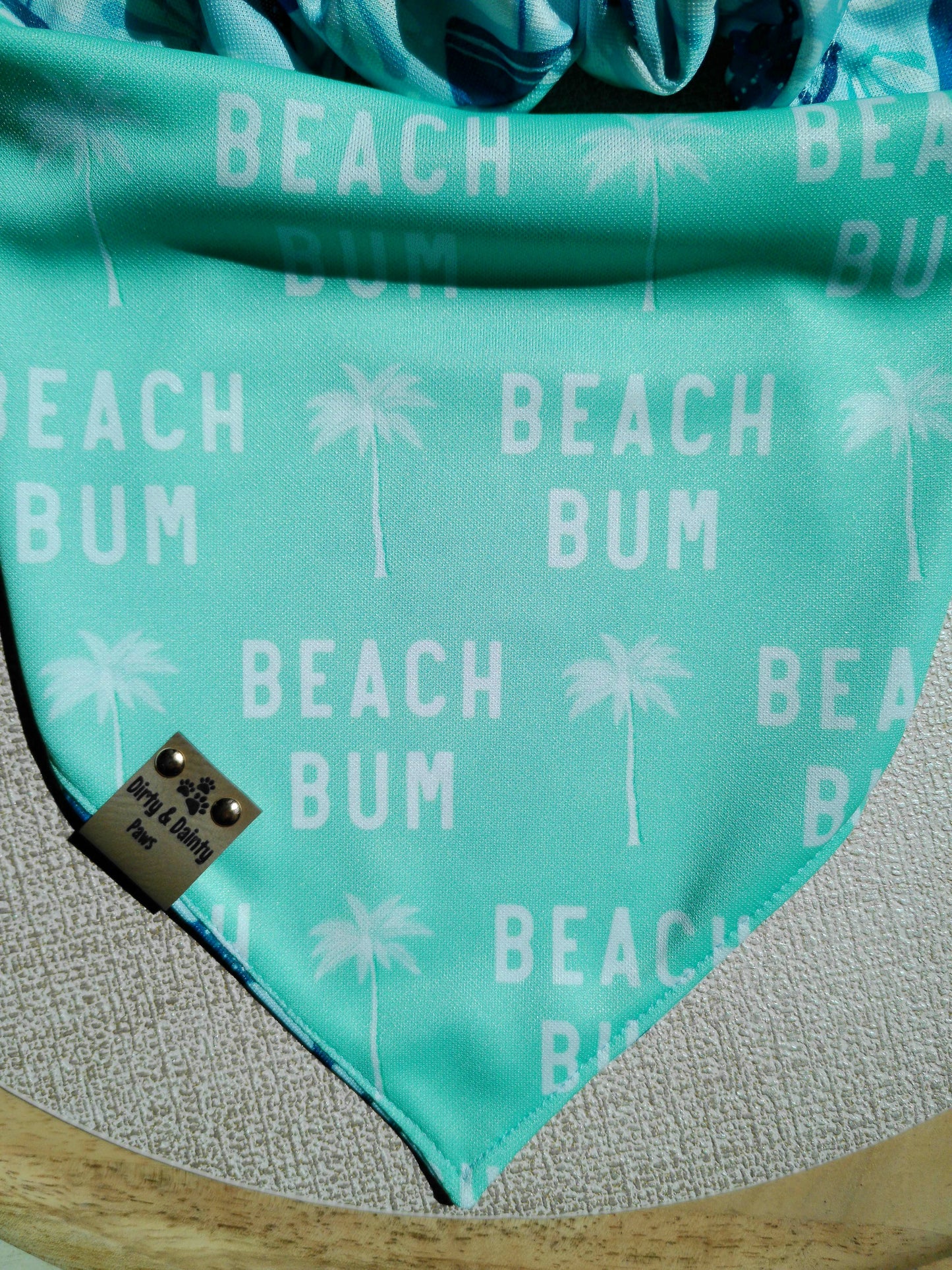 Seashore Fun | Beach Bum Activewear Reversible Scrunchie Dog Bandana