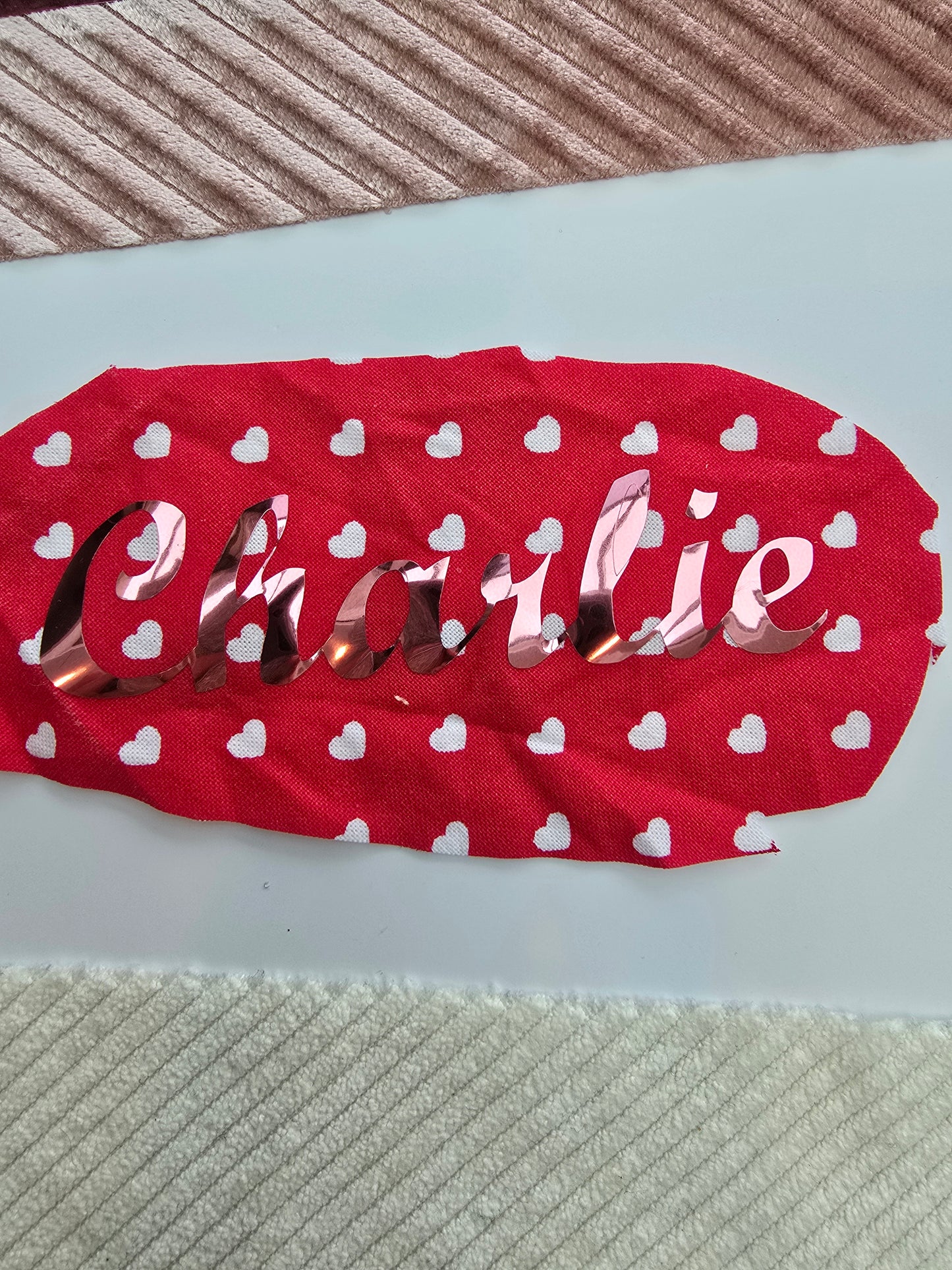 ADD YOUR PUP'S NAME TO THEIR BANDANA!