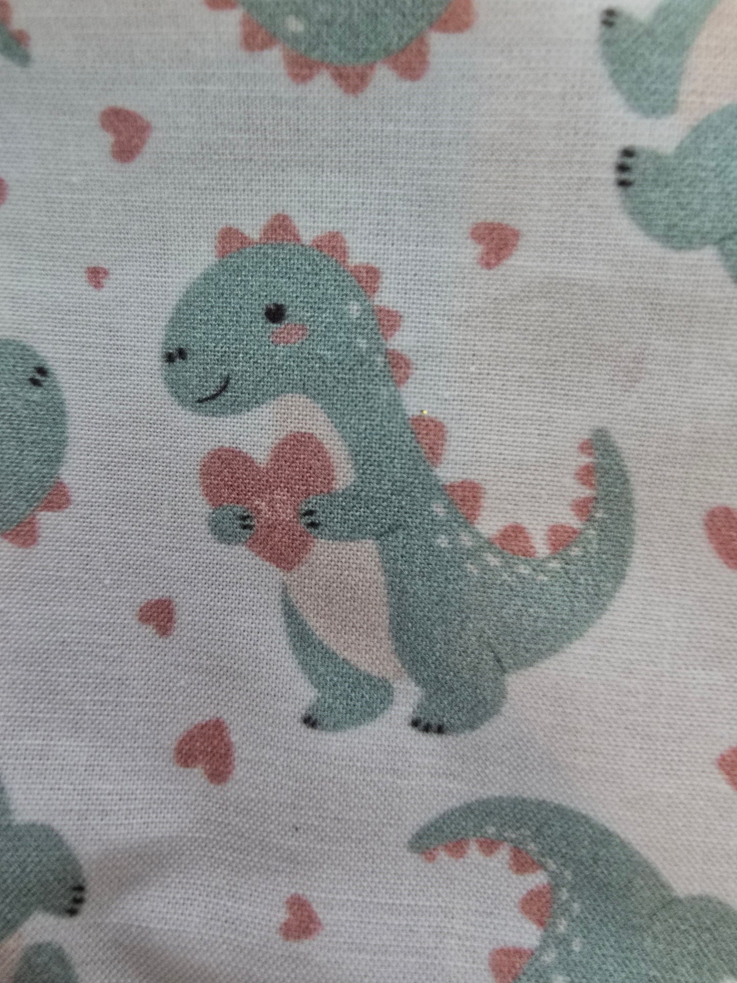 Dino Love Reversible Scrunchie Dog Bandana